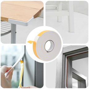 Vidaxl zelfklevende schuimtape 20 st wit 30mm x 5m cr schuim