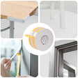 Vidaxl zelfklevende schuimtape 2 st wit 40mm x 5m cr schuim