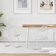 Vidaxl inklapbare stoel 2 st nep leer wit 48 x 43,5 x 81 cm