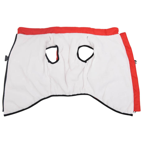 Vidaxl hondenjas rood l44 fleece en polyester
