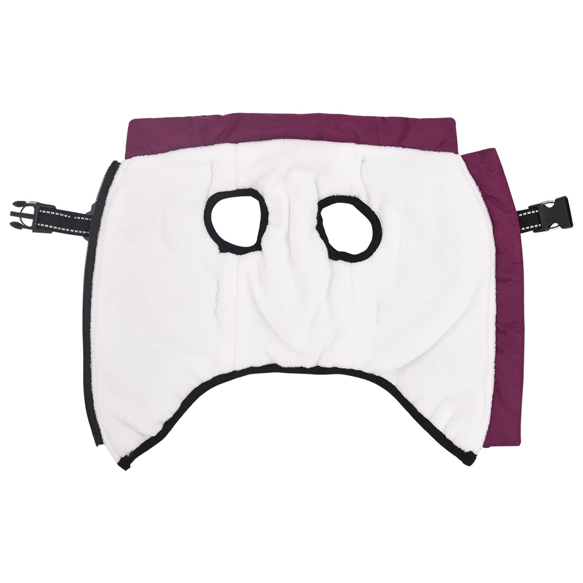 Vidaxl hondenjas paars l36 fleece en polyester