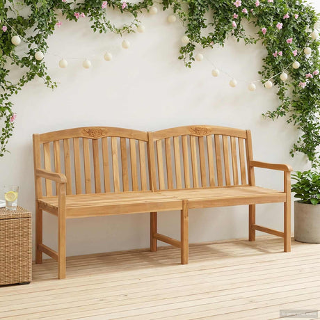 Vidaxl handgemaakte rozenbank 150 x 60 x 90 cm massief teakhout