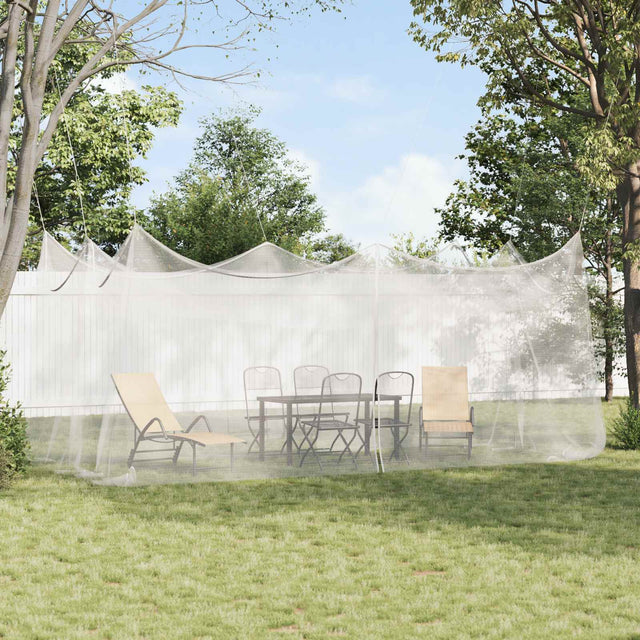 Vidaxl tuin muggen net 220 mesh wit 3 x 6 x 2,5 m polyester