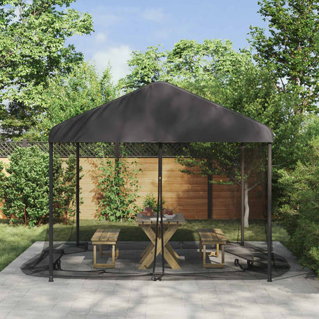 Vidaxl muggennet voor het prieel 220 mesh zwart 4 x 3 x 2 cm polyester
