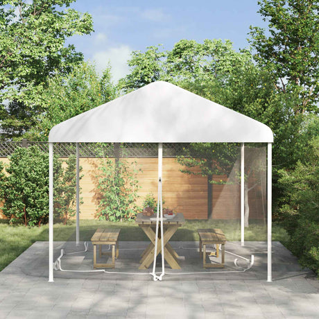 Vidaxl muggennet voor het prieel 220 mesh wit 4,5 x 3 x 2 m polyester