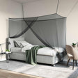 Vidaxl klamboe voor bed 156 mesh zwart 220 x 120 x 150 cm polyester