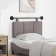 Vidaxl hangend hoofdbord taupe fluweel