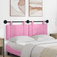 Vidaxl hangend hoofdbord roze stof