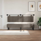Vidaxl hangend hoofdbord grijs antiek pu