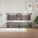 Vidaxl hangend hoofdbord taupe antiek pu