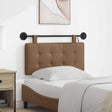 Vidaxl hangend hoofdbord met led-verlichting cappuccino kunstleer