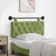 Vidaxl hangend hoofdbord lichtgroen fluweel