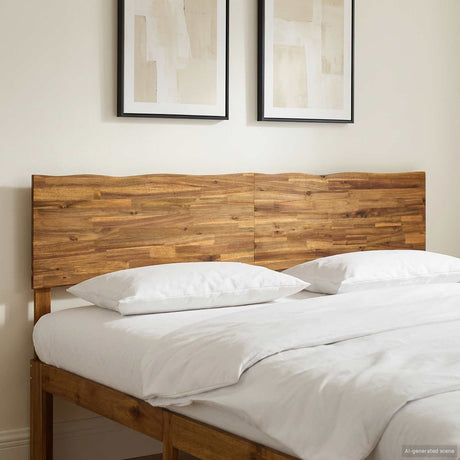 Vidaxl live edge hoofdbord rostock naturel 200 cm massief acaciahout
