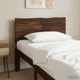 Vidaxl live edge hoofdbord rostock donkerbruin 100 cm
