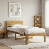 Vidaxl eenpersoonsbed met hoofdbord rostock wit 75 x 190 cm