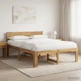 Vidaxl tweepersoonsbed met hoofdeinde rostock wit 135 x 190 cm