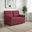 Vidaxl bank 100% polyester metalen frame mdf, multiplex