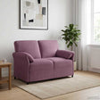 Vidaxl 2-zits sofa paars 138 x 83 x 95 cm fluweel