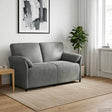 Vidaxl 2-zits sofa donkergrijs 158 x 83 x 95 cm fluweel