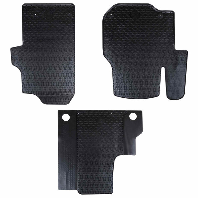 Vidaxl autobodemmat 3 st geschikt voor vw crafter 2017- rubber