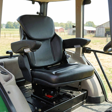 Vidaxl tractorstoel met ophangingsysteem zwart 60 x 58 x 72 cm