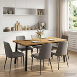 Vidaxl vierkante eettafel 160 x 70 x 75 cm massief acaciahout wit