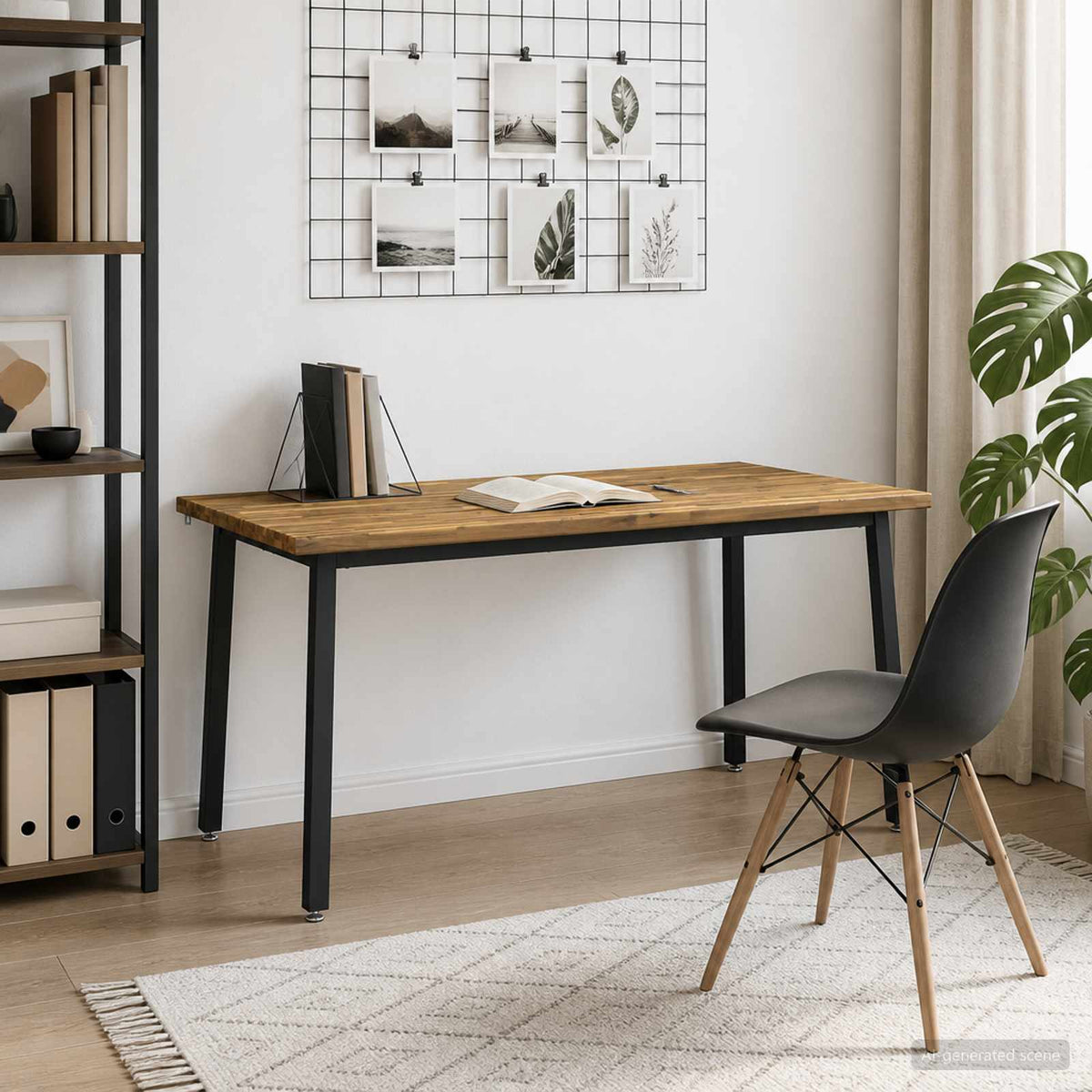 Vidaxl vierkante eettafel 160 x 70 x 75 cm massief acaciahout wit