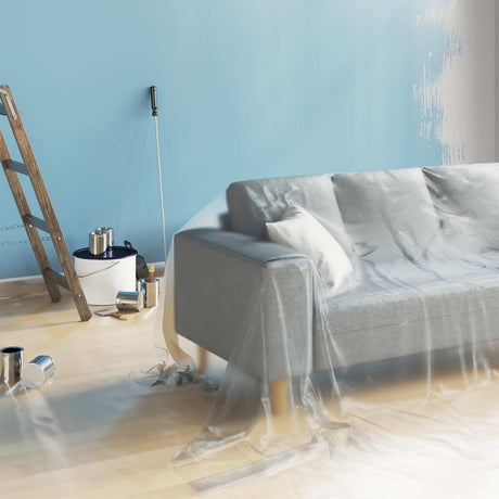 Vidaxl stof sheet 12 st transparant 400 x 500 cm hdpe