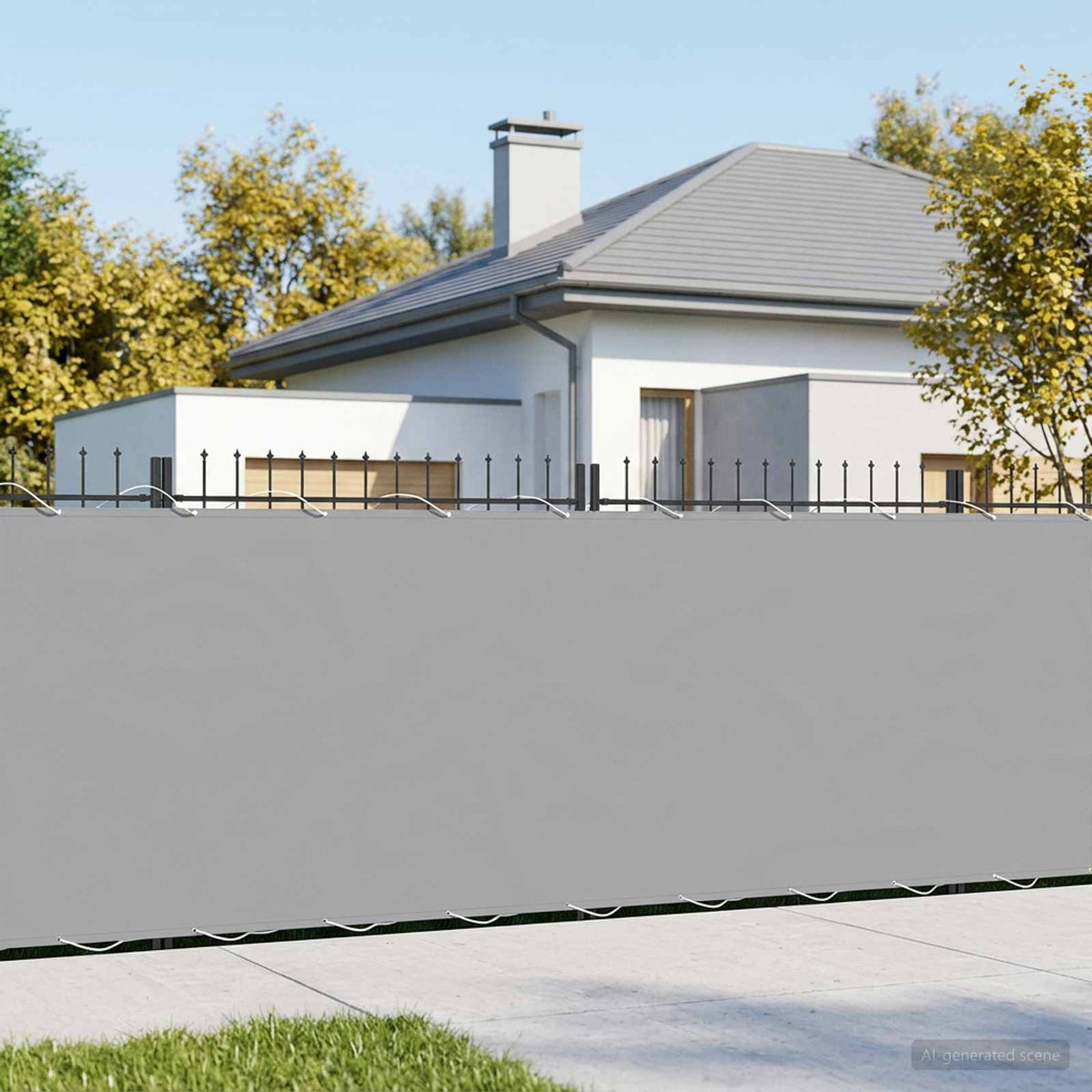 Vidaxl balkon privacy scherm 180 x 300 cm stof met pu-coating