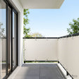 Vidaxl balkon privacy scherm 150 x 700 cm stof met pu-coating wit