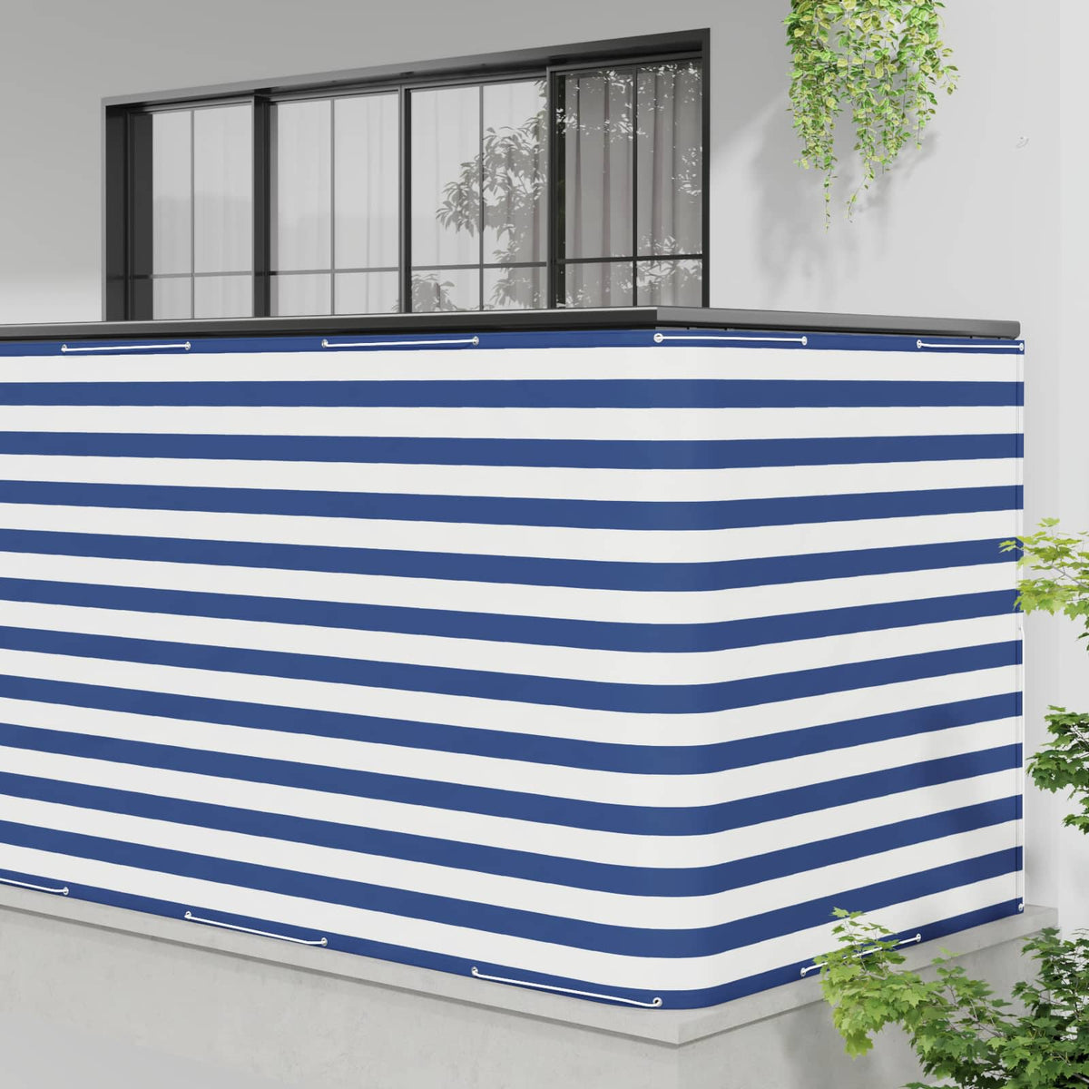 Vidaxl balkon privacy scherm 150 x 600 cm stof met pu-coating