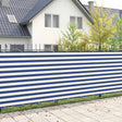 Vidaxl balkon privacy scherm 200 x 600 cm stof met pu-coating