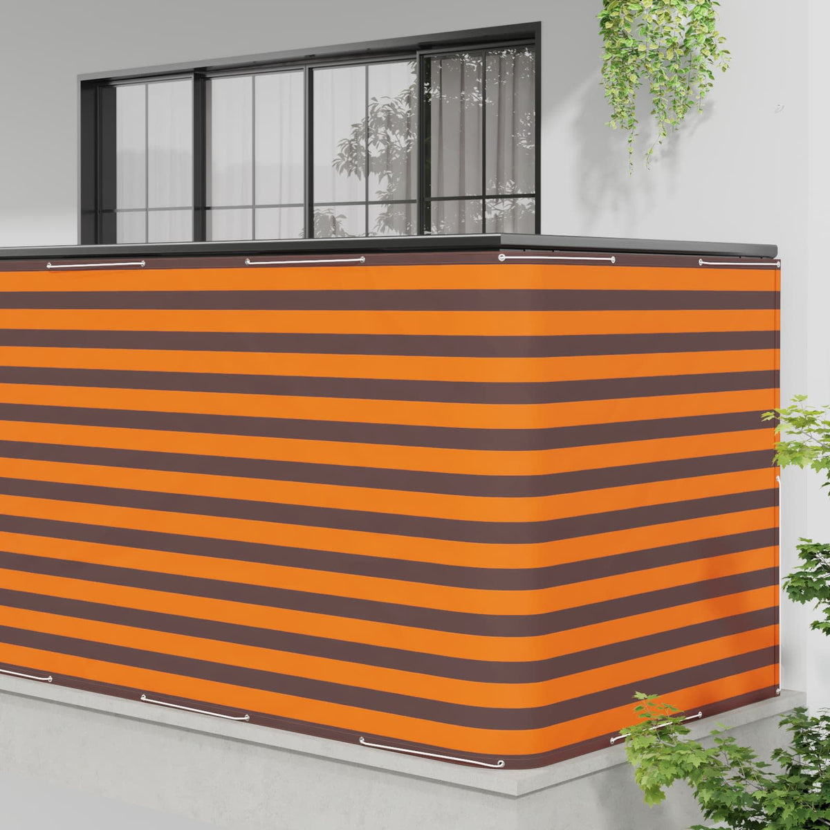 Vidaxl balkon privacy scherm 150 x 200 cm stof met pu-coating