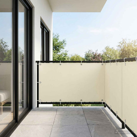 Vidaxl balkon privacy scherm 150 x 300 cm stof met pu-coating