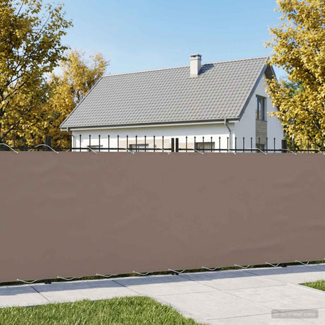 Vidaxl balkon privacy scherm 150 x 300 cm stof met pu-coating taupe