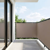 Vidaxl balkon privacy scherm 150 x 200 cm polyester taupe