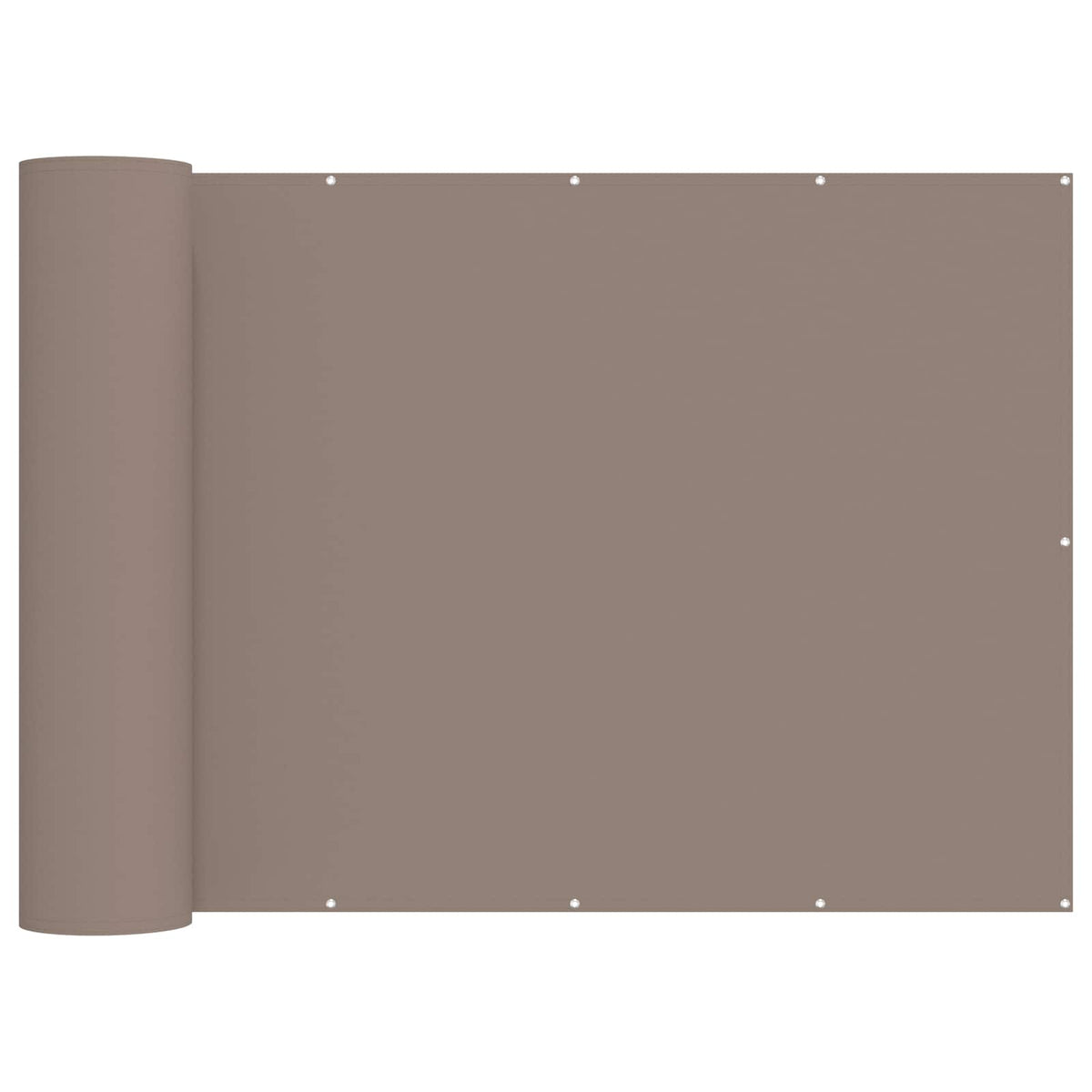 Vidaxl balkon privacy scherm 150 x 200 cm polyester taupe