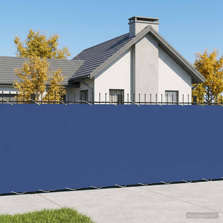 Vidaxl balkon privacy scherm 150 x 600 cm stof met pu-coating blauw