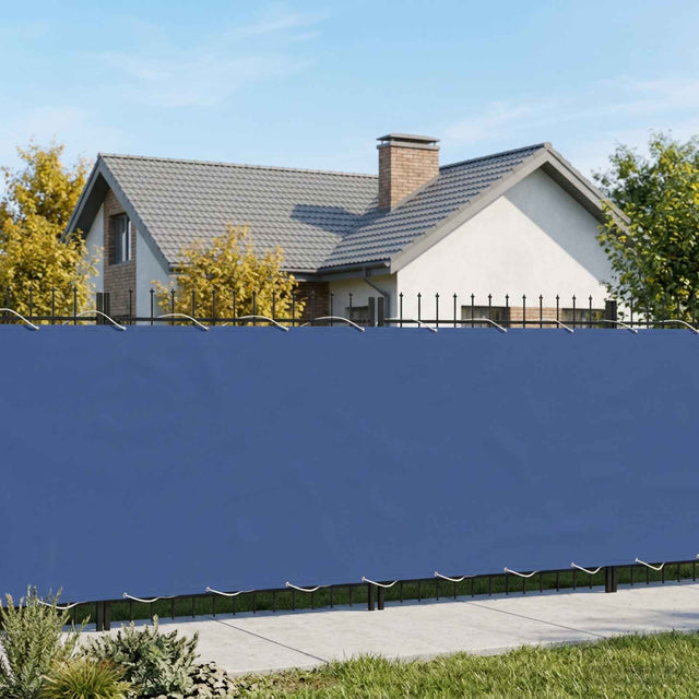 Vidaxl balkon privacy scherm 180 x 200 cm stof met pu-coating blauw