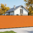 Vidaxl balkon privacy scherm 150 x 500 cm stof met pu-coating oranje
