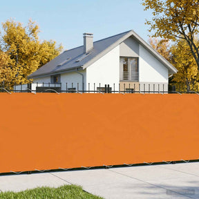 Vidaxl balkon privacy scherm 150 x 500 cm stof met pu-coating oranje