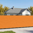 Vidaxl balkon privacy scherm 200 x 500 cm stof met pu-coating oranje