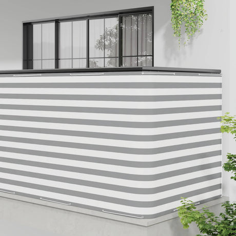 Vidaxl balkon privacy scherm 150 x 500 cm stof met pu-coating