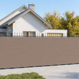 Vidaxl balkonscherm 1,5 x 15 m stof met pu-coating taupe