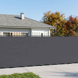 Vidaxl balkonscherm 1,8 x 15 m stof met pu-coating antraciet