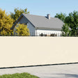 Vidaxl balkonscherm 1,8 x 15 m stof met pu-coating crèmekleurig