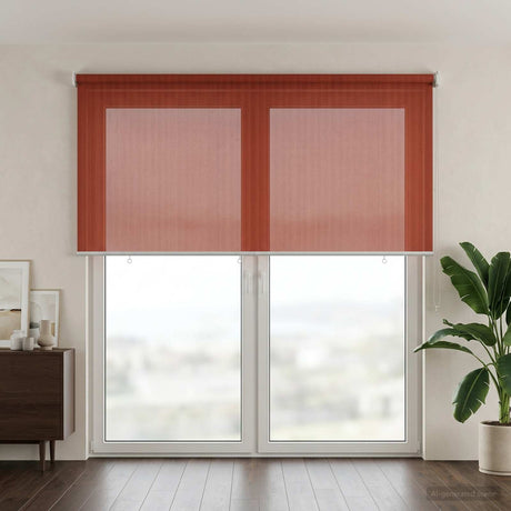 Vidaxl buitenrolgordijn 90% uv-blok terracotta 180 x 230 cm hdpe