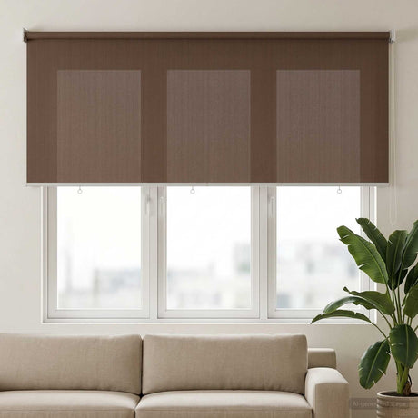 Vidaxl buitenrolgordijn 90% uv-blok taupe 160 x 140 cm hdpe