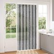 Vidaxl insecten gordijn chenille grijs en zwart 100 x 230 cm 100% pp