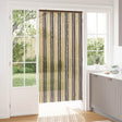 Vidaxl insecten gordijn chenille donkerbruin, beige 100 x 200 cm